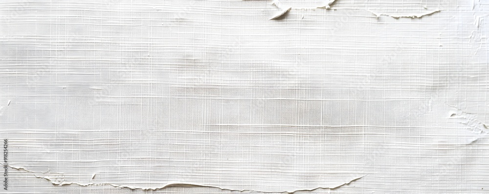 Poster white canvas texture for creative product display or mockup