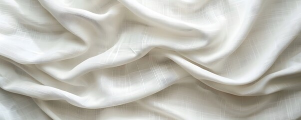 Obraz premium Elegant White Canvas Texture Backdrop for Creative Product Display Mockups and Concepts