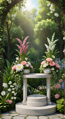 japanese garden in the garden