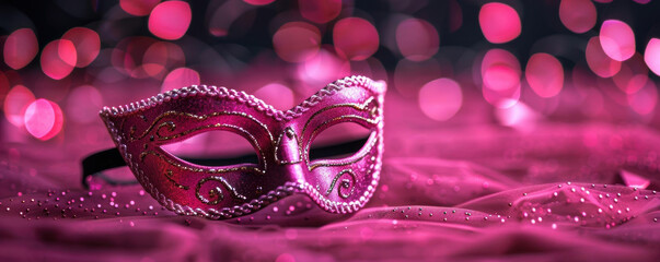Dark berry-hued masks for masquerade parties, Halloween, mysterious costume