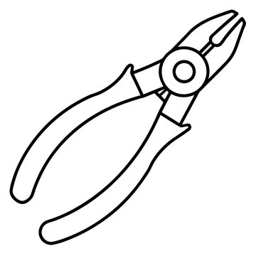 recommend clip art: Pliers art vector illustration