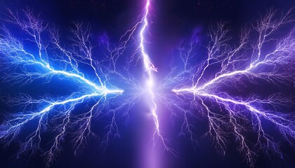 lightning in the night