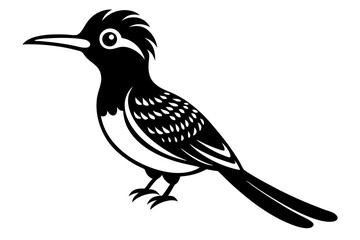 cute jacamar vector silhouette