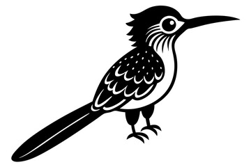 cute jacamar vector silhouette