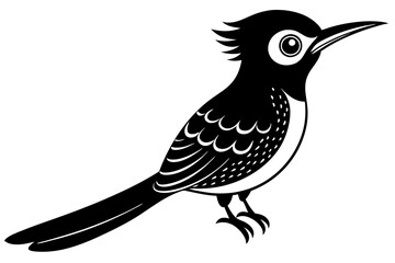 cute jacamar vector silhouette