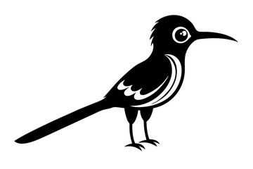 cute jacamar vector silhouette