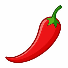 Chilly vector illustration on white background