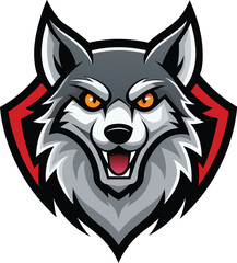Fototapeta premium dog head mascot