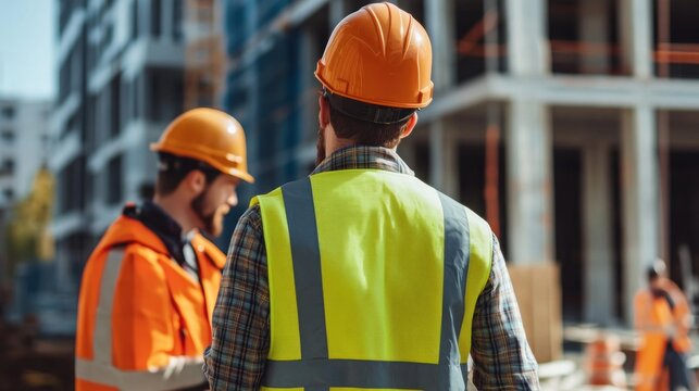 Generate a photo realistic image of employees reporting a safety incident, with incident report forms, safety officer assistance, and incident investigation visible