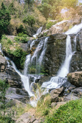 Mae Klang Waterfall in Doi Inthanon, Chiang Mai Province Thailand