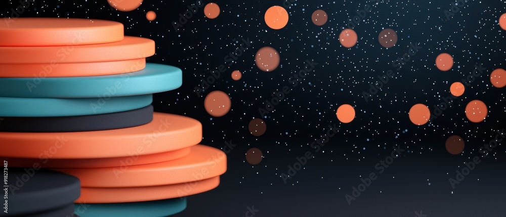 Aufkleber circular design principles in consumer goods - with selective focus and copy space