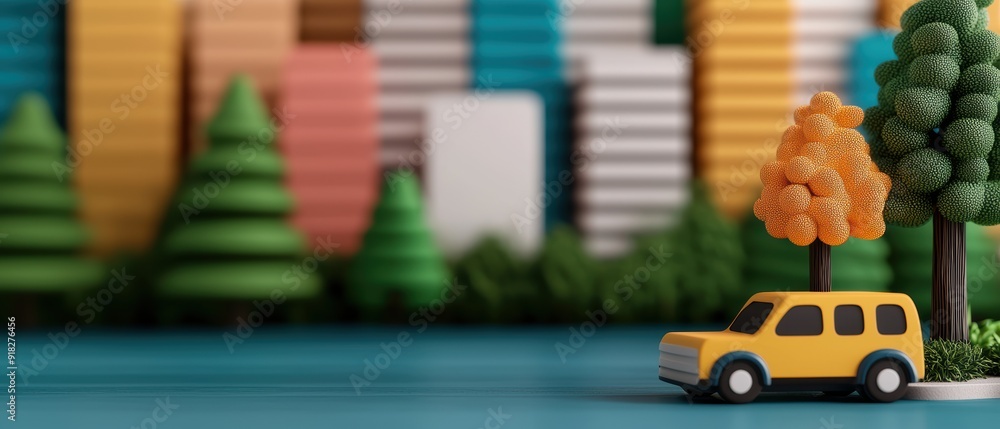 Poster futuristic ridesharing and mobility as a service platforms with copy space for text