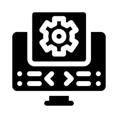 app development glyph icon