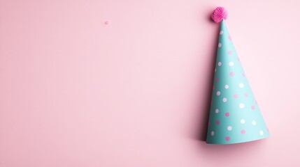 Birthday invitation card, celebratory theme, flat design illustration