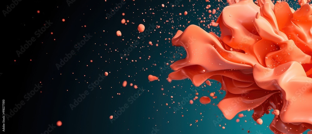 Poster innovative of startup accelerators and incubators with copy space, grunge splash and dust effect