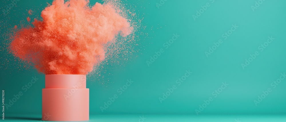 Poster the impact of fashion and design on consumer behavior - animation with copy space for text