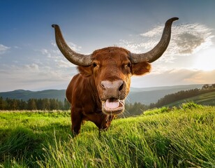A tight shot of a brown and black creature with an open maw, revealing missing teeth