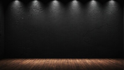 Retro Wood Table Product Mockup