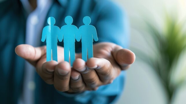 HR manager providing personalized support to staff members.