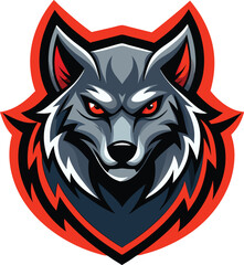 Obraz premium wolf tribal tattoo