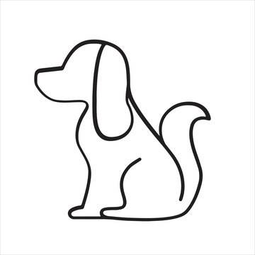 recommend clip art: Dog Character Vector, Coloring Book Page with Dog, Coloring page outline of a cute dog, coloring page with Animal character