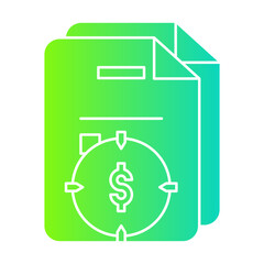 Finance Report Gradient Flat