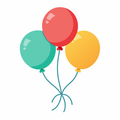 balloons art vector illustration