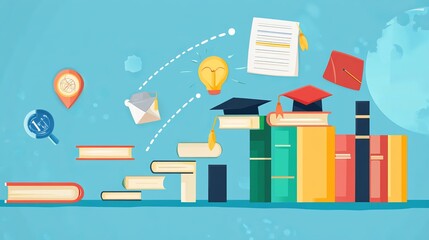 Educational Timeline Graphic: Stages of [Topic] - [Brand/Website Name]