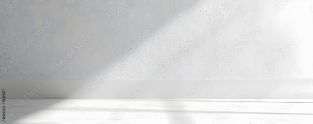 Poster clean white paper texture providing simple versatile backdrop for product presentation