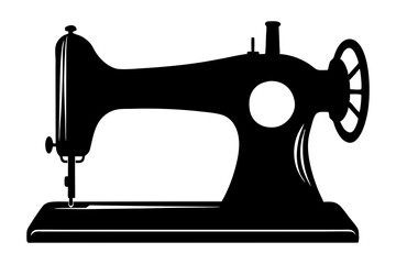 Sewing Machine  art vector illustration
