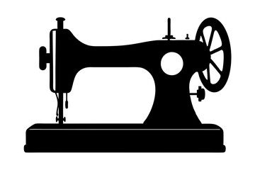 Sewing Machine  art vector illustration