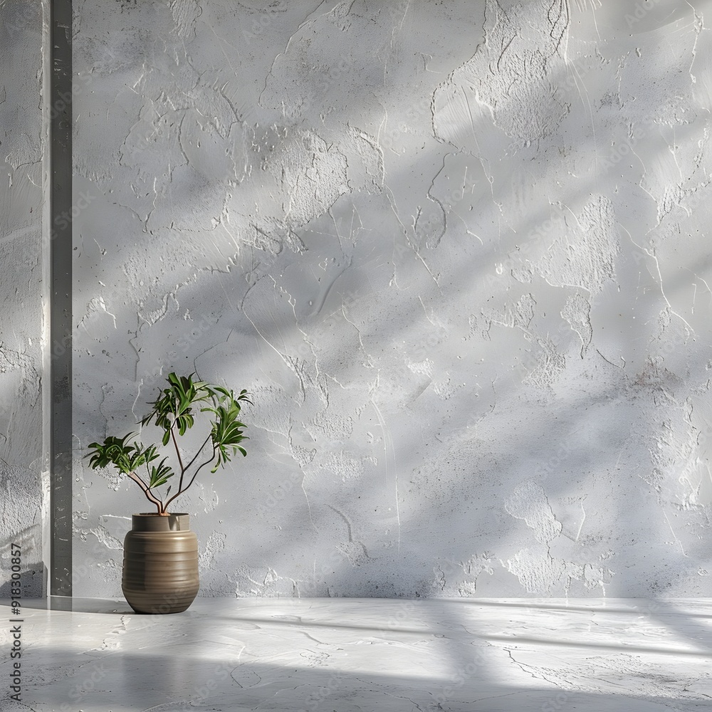 Poster smooth white concrete texture backdrop for modern product display and presentation