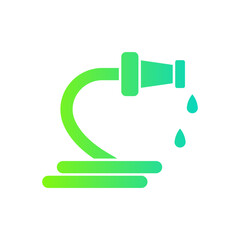 Obraz premium Water Hose Gradient Flat