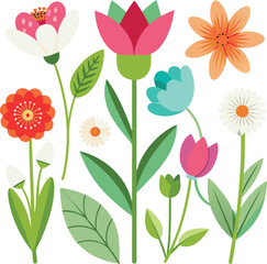 seamless pattern with flowers