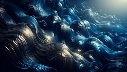 abstract blue background with waves