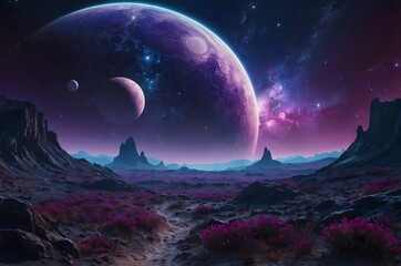 New planets.New civilizations.Abstract drawing. Fantasies .