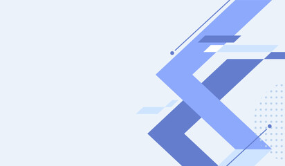 Simple blue color background vector for business