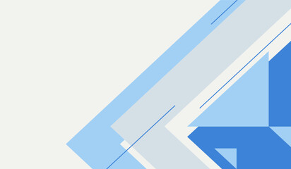 Simple blue color background vector for business