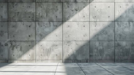 Obraz premium Blank concrete wall model