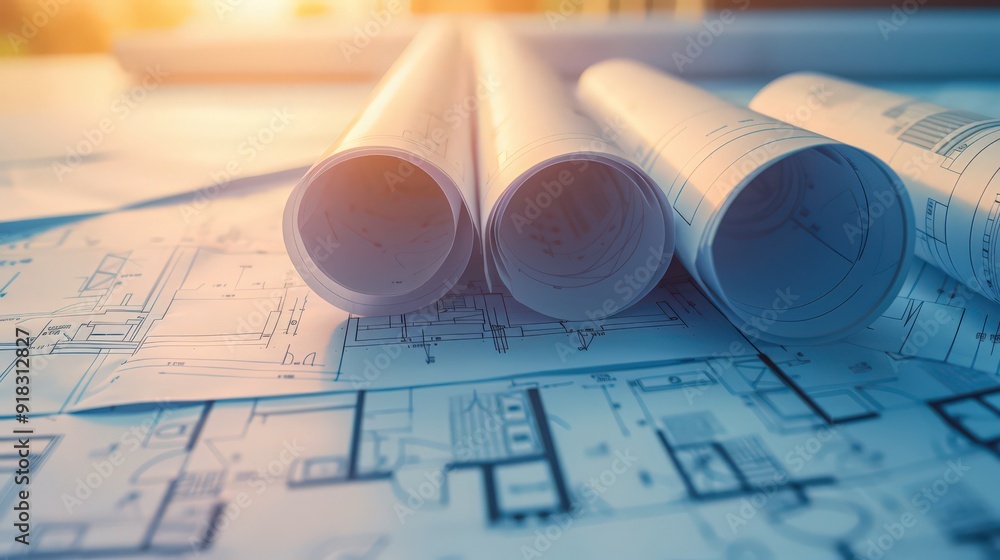 Poster explain the role of blueprints in ensuring building code compliance