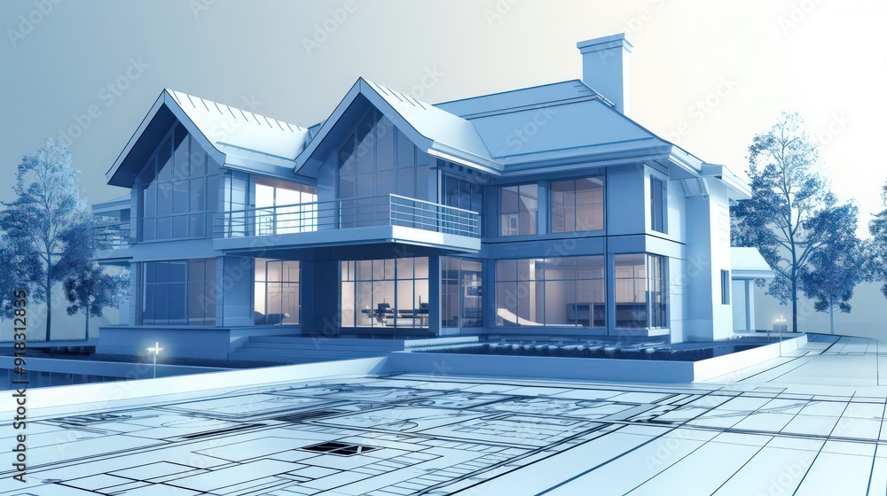 Poster explain the role of blueprints in property development and planning