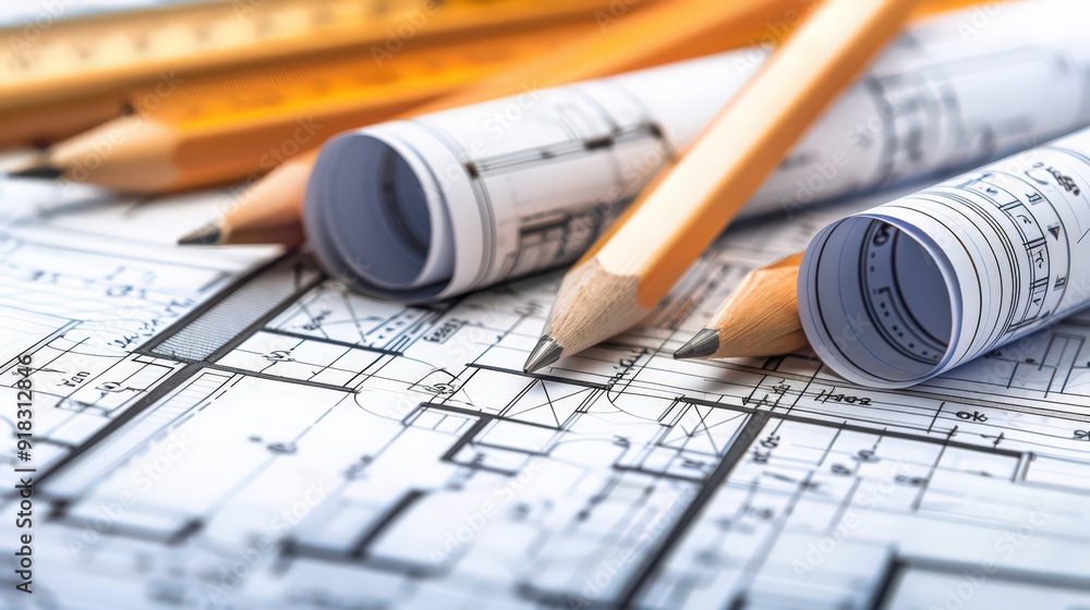 Poster explain the role of blueprints in property development and planning