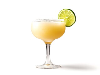 Margarita Cocktail with Lime Garnish - Photo