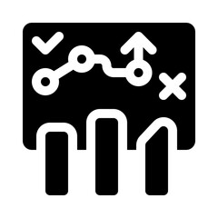 investment glyph icon
