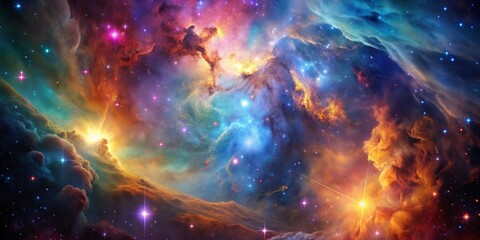 Cosmic Canvas A Symphony of Nebulae and Stars, nebula, space, galaxy, astronomy