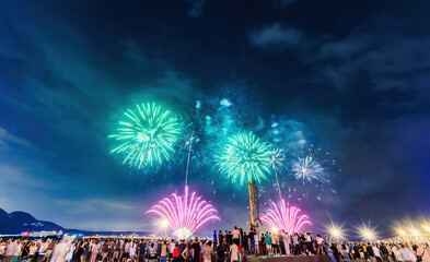 2024 Fireworks at Tamsui Fisherman's Wharf, Taipei, Taiwan