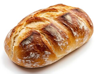 Freshly Baked Crusty Loaf of Bread - Photo