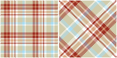 Scottish Tartan Plaid Seamless Pattern, Scottish Tartan Seamless Pattern. Seamless Tartan Illustration Vector Set for Scarf, Blanket, Other Modern Spring Summer Autumn Winter Holiday Fabric Print.