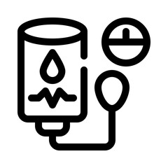 blood pressure line icon