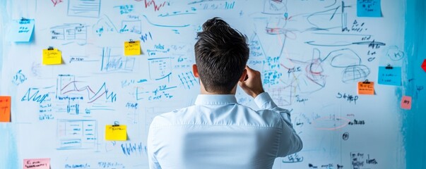 Financial Analyst Mapping Bond Risks on a Whiteboard, Investment Planning